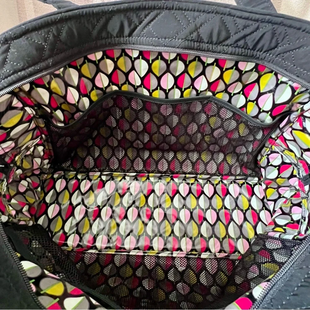 Vera Bradley Stroll Around Quilted Diaper Bag with changing pad